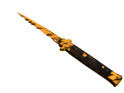 ★ Stiletto Knife | Tiger Tooth (Minimal Wear)