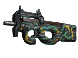 StatTrak™ P90 | Emerald Dragon (Minimal Wear)