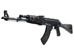 Souvenir AK-47 | Black Laminate (Minimal Wear)