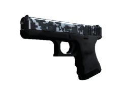 Glock-18 | Steel Disruption (Minimal Wear)