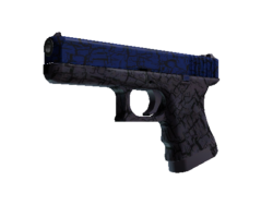 Glock-18 | Blue Fissure (Minimal Wear)