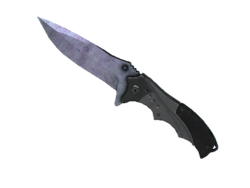 ★ StatTrak™ Nomad Knife | Blue Steel (Well-Worn)