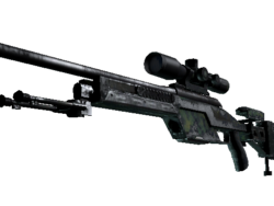 Souvenir SSG 08 | Jungle Dashed (Battle-Scarred)