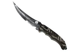 ★ StatTrak™ Flip Knife | Black Laminate (Factory New)