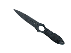 ★ StatTrak™ Skeleton Knife | Night Stripe (Battle-Scarred)