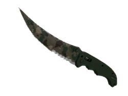 ★ StatTrak™ Flip Knife | Forest DDPAT (Well-Worn)