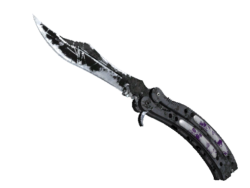 ★ StatTrak™ Butterfly Knife | Ultraviolet (Battle-Scarred)