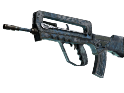 Souvenir FAMAS | Cyanospatter (Battle-Scarred)