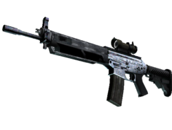 Souvenir SG 553 | Damascus Steel (Factory New)