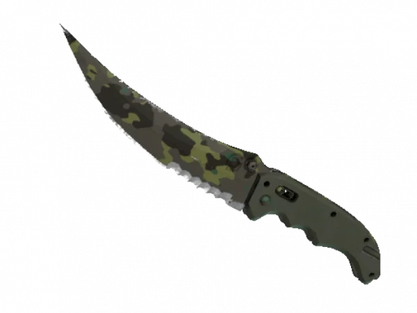 ★ StatTrak™ Flip Knife | Boreal Forest (Well-Worn)