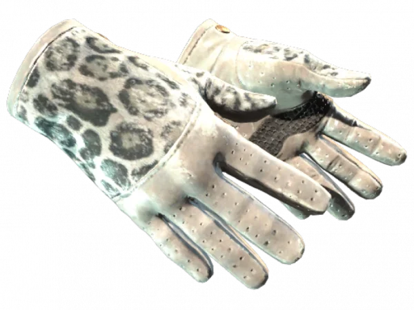 ★ Driver Gloves | Snow Leopard (Well-Worn)