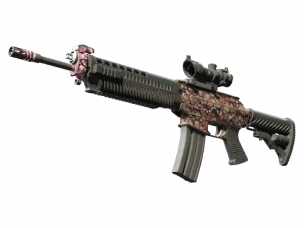 SG 553 | Desert Blossom (Battle-Scarred)