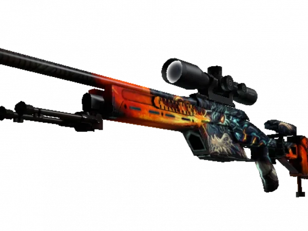 StatTrak™ SSG 08 | Dragonfire (Factory New)