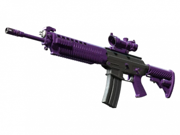 StatTrak™ SG 553 | Ultraviolet (Well-Worn)