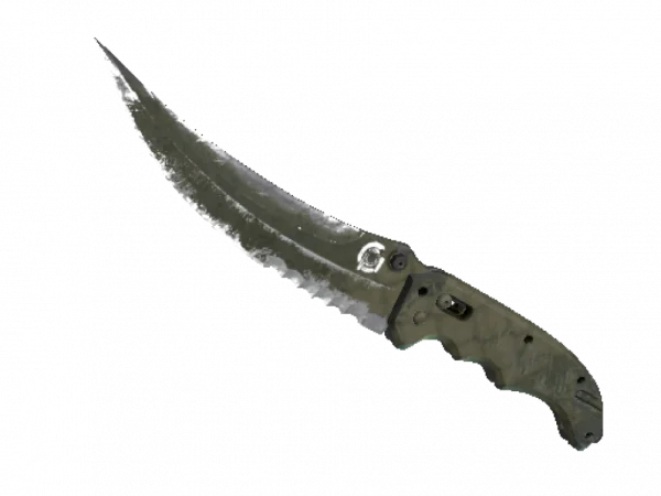 ★ Flip Knife | Safari Mesh (Battle-Scarred)