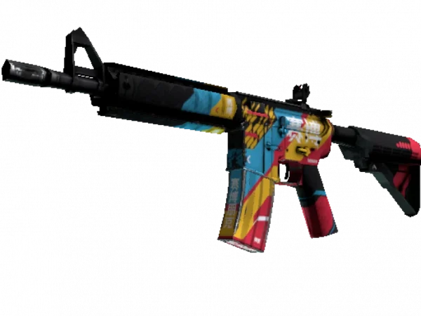 StatTrak™ M4A4 | Cyber Security (Well-Worn)