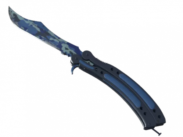 ★ StatTrak™ Butterfly Knife | Bright Water (Well-Worn)