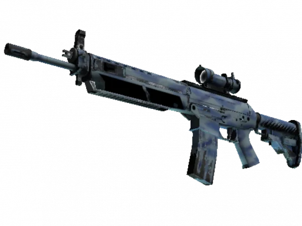 StatTrak™ SG 553 | Wave Spray (Well-Worn)