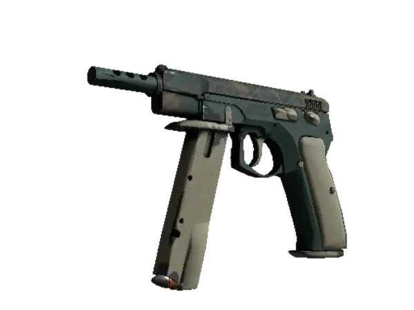 CZ75-Auto | Green Plaid (Well-Worn)