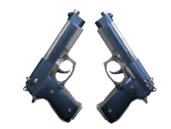 Dual Berettas | Anodized Navy (Minimal Wear)