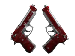 Dual Berettas | Hemoglobin (Field-Tested)