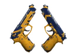 Dual Berettas | Marina (Well-Worn)