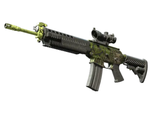 SG 553 | Lush Ruins (Well-Worn)
