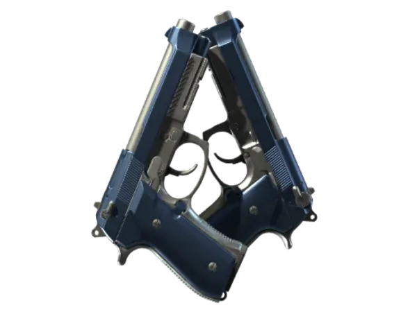 Souvenir Dual Berettas | Anodized Navy (Minimal Wear)