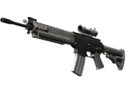 Souvenir SG 553 | Damascus Steel (Battle-Scarred)