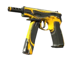 StatTrak™ CZ75-Auto | Yellow Jacket (Battle-Scarred)