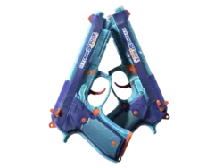StatTrak™ Dual Berettas | Hydro Strike (Factory New)