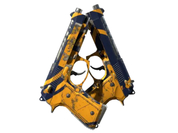 StatTrak™ Dual Berettas | Marina (Well-Worn)