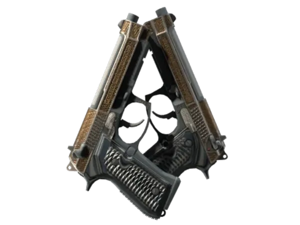 StatTrak™ Dual Berettas | Tread (Factory New)