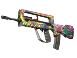 StatTrak™ FAMAS | Bad Trip (Battle-Scarred)