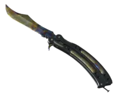 ★ Butterfly Knife | Case Hardened (Battle-Scarred)