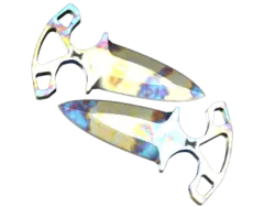 ★ Shadow Daggers | Case Hardened (Well-Worn)