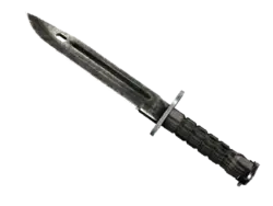 ★ StatTrak™ Bayonet | Black Laminate (Battle-Scarred)