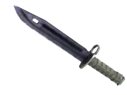★ StatTrak™ Bayonet | Blue Steel (Battle-Scarred)