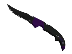 ★ StatTrak™ Falchion Knife | Ultraviolet (Well-Worn)