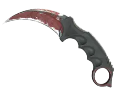 ★ StatTrak™ Karambit | Crimson Web (Battle-Scarred)