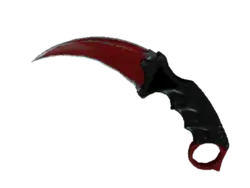 ★ StatTrak™ Karambit | Crimson Web (Well-Worn)