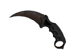 ★ StatTrak™ Karambit | Rust Coat (Battle-Scarred)
