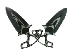 ★ StatTrak™ Shadow Daggers | Black Laminate (Well-Worn)