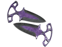 ★ StatTrak™ Shadow Daggers | Ultraviolet (Battle-Scarred)