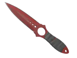 ★ StatTrak™ Skeleton Knife | Crimson Web (Well-Worn)