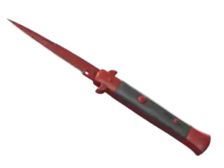 ★ StatTrak™ Stiletto Knife | Crimson Web (Well-Worn)