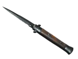 ★ StatTrak™ Stiletto Knife | Damascus Steel (Battle-Scarred)