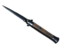 ★ Stiletto Knife | Blue Steel (Well-Worn)