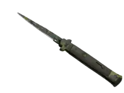 ★ Stiletto Knife | Boreal Forest (Well-Worn)