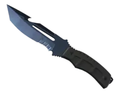 ★ Survival Knife | Blue Steel (Battle-Scarred)